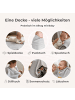 nordic coast company  Musselindecke, Puckdecke, Einschlagdecke, Babydecke Musselin, atmungsaktiv