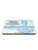 Mr. & Mrs. Panda Magnet Anker Blau Design mit Spruch in Weiß