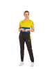 erima Damen Six Wings Trainingshose in schwarz/gelb