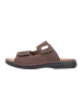 rieker Pantoletten Basic in Braun