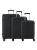D&N Travel Line 4600 4 Rollen Kofferset 3-teilig in black