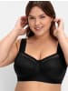 sheego Entlastungs-BH ohne Bügel in schwarz