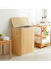 relaxdays Wäschekorb in Natur - (B)40 x (H)60 x (T)30 cm