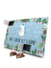 Mr. & Mrs. Panda Advents-Teekalender Einhorn Spaziergang mit Spruch in Eisblau