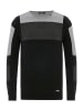 Cipo & Baxx Pullover in BLACK-ANTHRACITE