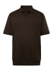 JP1880 Poloshirt in dunkelbraun