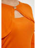 NAEMI Damen Pullover in Orange