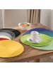 Erwin Müller Tischset 4er-Pack Amadora in schwarz