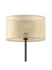 home24 Stehleuchte Le Tech I in Beige / Schwarz