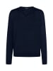 März Pullover V-Ausschnitt 1/1 Arm in Blau