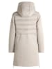 AMBER & JUNE Winterjacke Kunstdaune in Beige