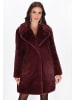 faina Women Coat in burgundy
