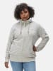 ragwear Kapuzensweatjacke Rylie Print Zip Plus in Bone