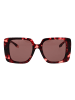Trussardi Damen Sonnenbrillen Quadrat Burgunder