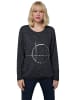 Gina Laura Sweatshirt in schwarz