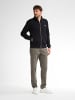 Petrol Industries Gerippte Strickjacke Kenai in Schwarz
