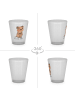 Mr. & Mrs. Panda Schnapsglas Quokka Happy ohne Spruch in Transparent