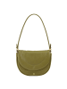 DuDu Schultertasche Leder 22 cm in olive