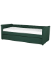 Beliani Tagesbett LIBOURNE in Grün - (W) 92 x (H) 75 x (L) 220 cm