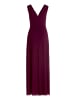 Vera Mont Abendkleid mit V-Ausschnitt in Strong Aubergine