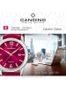 Candino Analog-Armbanduhr Candino Classic rot mittel (ca. 33mm)
