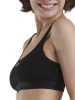 adidas Bustier CROP BRA in schwarz