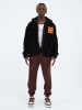 COFI 1453 Fleecejacke Money Oversize in Schwarz