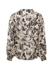 More & More Schluppenbluse in beige schwarz