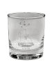Mr. & Mrs. Panda Whiskey Glas Schwein Glück ohne Spruch in Transparent