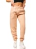 DAILY COTTON Jogginghose - im Straight-Fit als Lange Trainingshose Sweatpants in Taupe