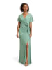 Vera Mont Abendkleid im Glitzer-Look in Green/Silver