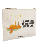 Mr. & Mrs. Panda Schminktasche Fuchs Sterne mit Spruch in Weiß