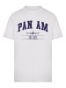 F4NT4STIC T-Shirt Pan Am College Est 1927 in weiß