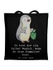 Mr. & Mrs. Panda Tragetasche Sommelier Herz mit Spruch in Schwarz