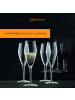 Nachtmann 4er Set Champagnergläser ViNova 280 ml transparent in transparent