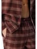 Schiesser Pyjama Selected Premium Warming in Mehrfarbig
