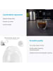 Intirilife 4x doppelwandiges Espressoglas in 80 ml in KLAR