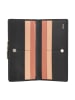 DuDu Geldbörse RFID Schutz Leder 19.5 cm schwarz rose