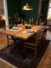 KADIMA DESIGN Esszimmertisch 120x60x76 cm Massivholz / Metall Esstisch