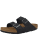 Birkenstock Sandale Arizona SFB geöltes Nubukleder Weichbettung normal in schwarz