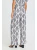 Fransa Freizeithose FRARIANA Loose fit in BOHO MUSE WHITE W. BLACK