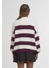 Urban Classics Urban Classics Rundhalsausschnitt in burgundy/off/white