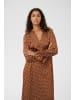 InWear Kleid ZollIW Gerade Passform in Spicy Brown Dot
