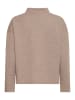 Fransa Sweatshirt FRIZABELLA Box fit in Desert Taupe Melange