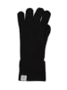 CASH-MERE.CH Bio Handschuhe mit Zopfmuster in Dunkel Anthrazit