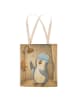 Mr. & Mrs. Panda Tasche Pinguin Duschen Design ohne Spruch in Weiß