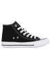 VAN HILL Sneaker High Allison in Schwarz Weiss