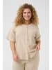 KAFFE curve Langarm - Hemd KCpaula Loose fit in Feather Gray
