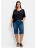 sheego Jeans-Bermudas in blue denim