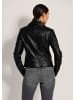 MADELEINE Biker-Jacke aus Lammnappa-Leder in schwarz